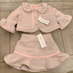 Janie and jack tweed blazer and skirt set!…